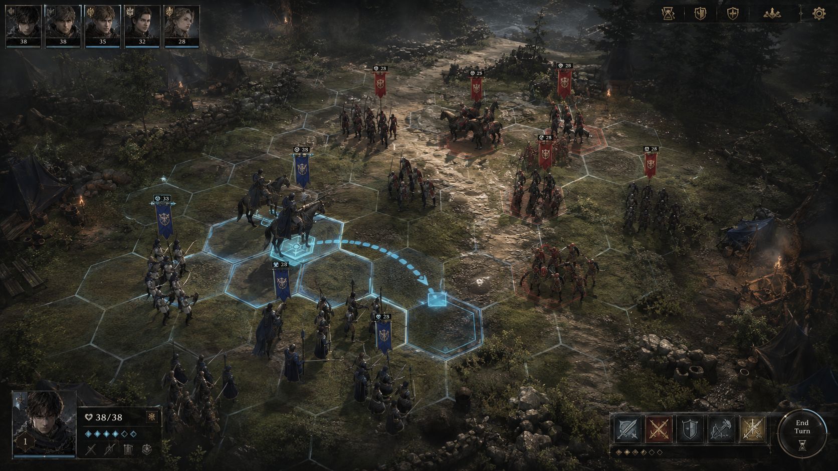 Revelationborn tactical battle concept